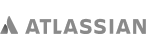 Atlassian logo in grayscale