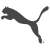 Puma logo in grayscale