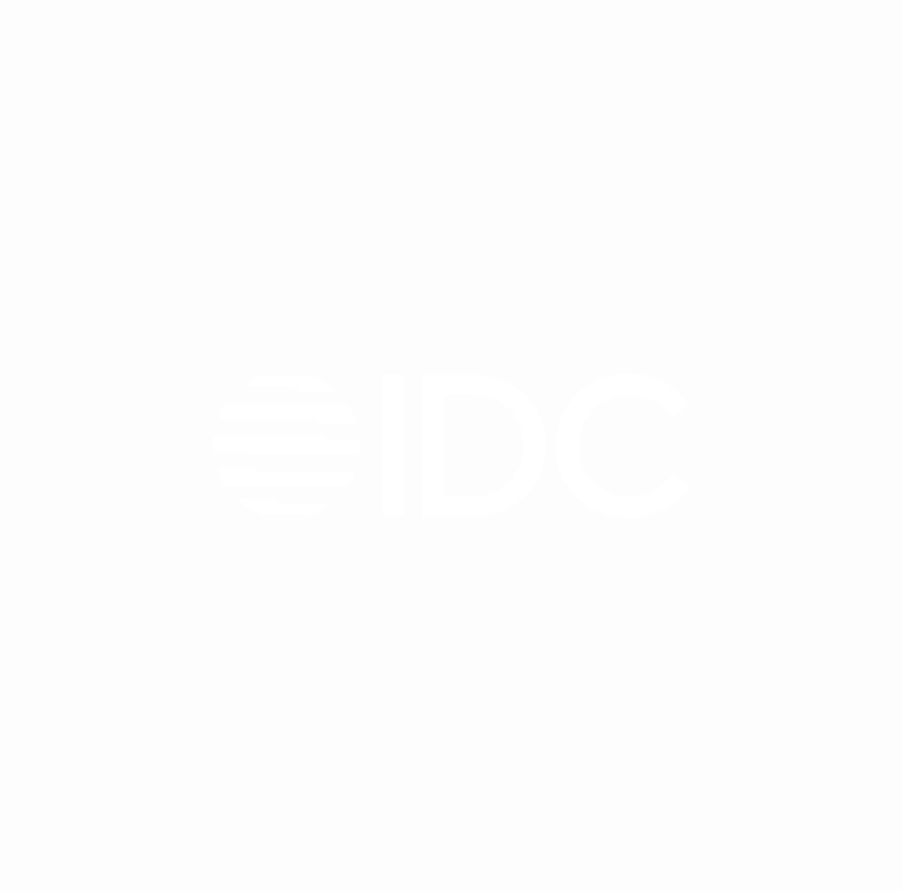 IDC logo thumbnail white