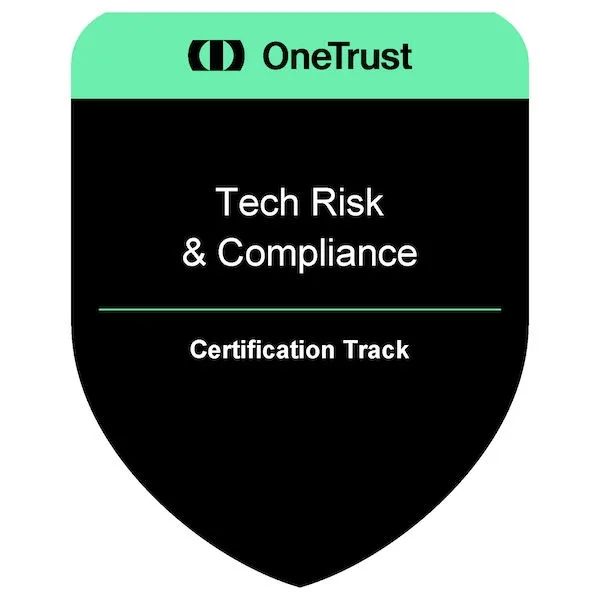 OneTrust Tech Risk & Compliance Track Badge