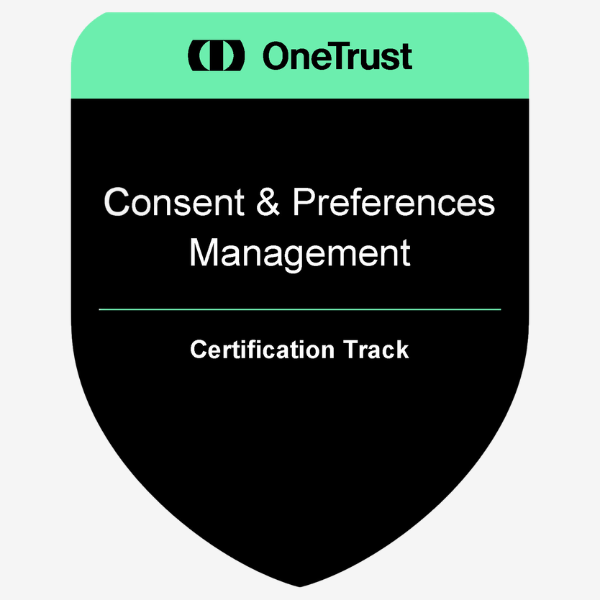 OneTrust Consent & Preferences Track Badge