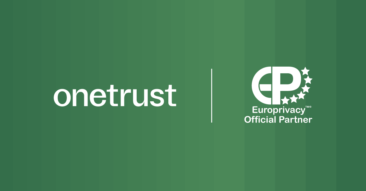 OneTrust partenaire Europrivacy
