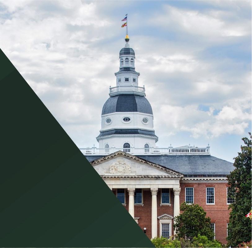 Photo of the Maryland state legislature building