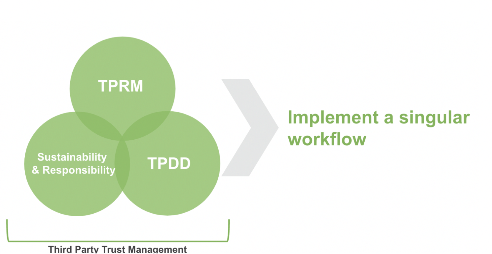 Infographic showing elements of Third-Part Risk Management