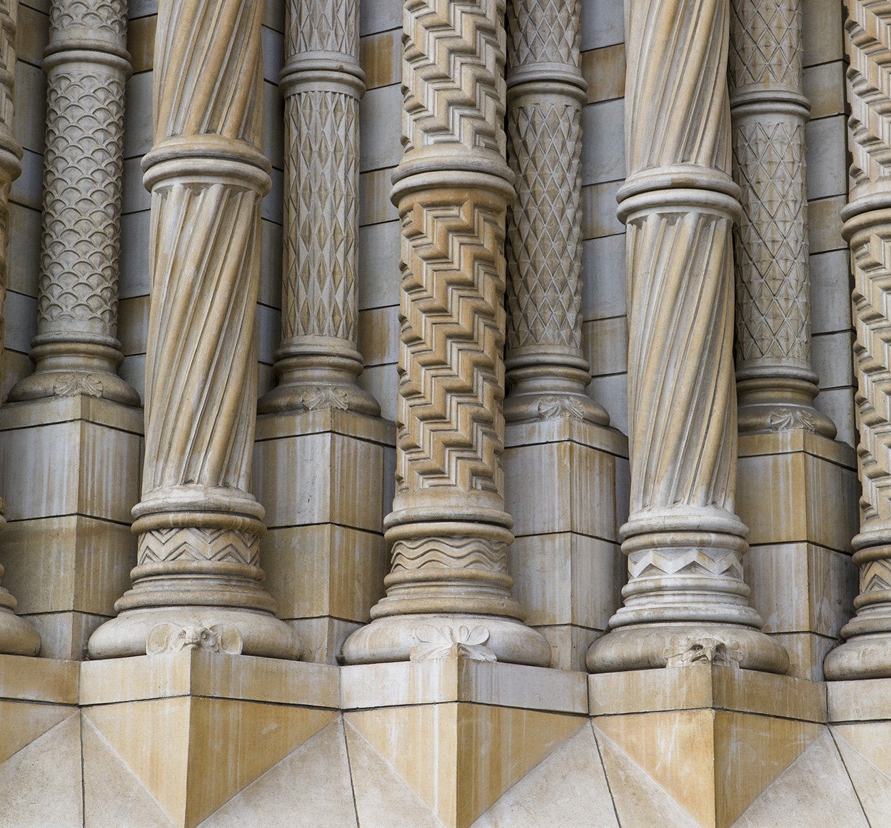 Photo of architectural details outside of a building