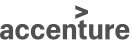 Accenture logo, greyscale