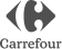 Carrefour logo, grayscale