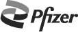 Pfizer logo in grayscale