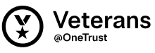 Black logo for Veterans@OneTrust employee group in png format