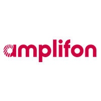 Amplifon logo on a white background.