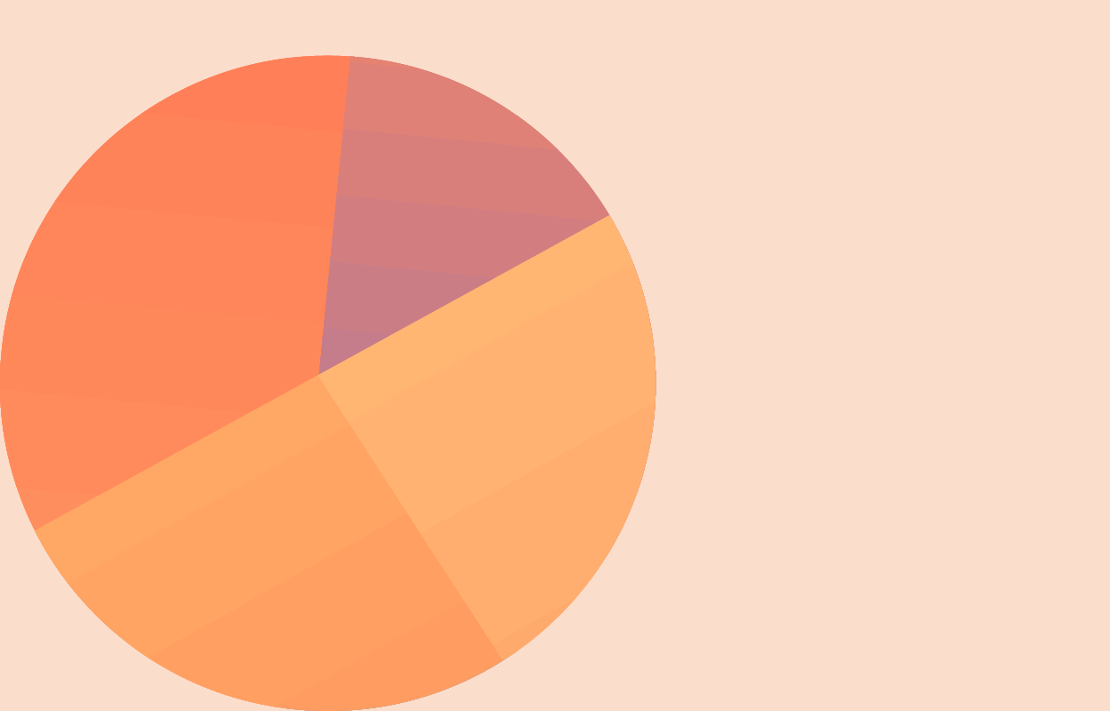 Orange disk on a pink background.