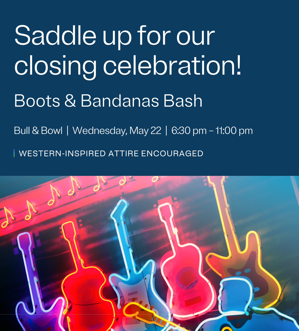 TrustWeek closing celebration flyer