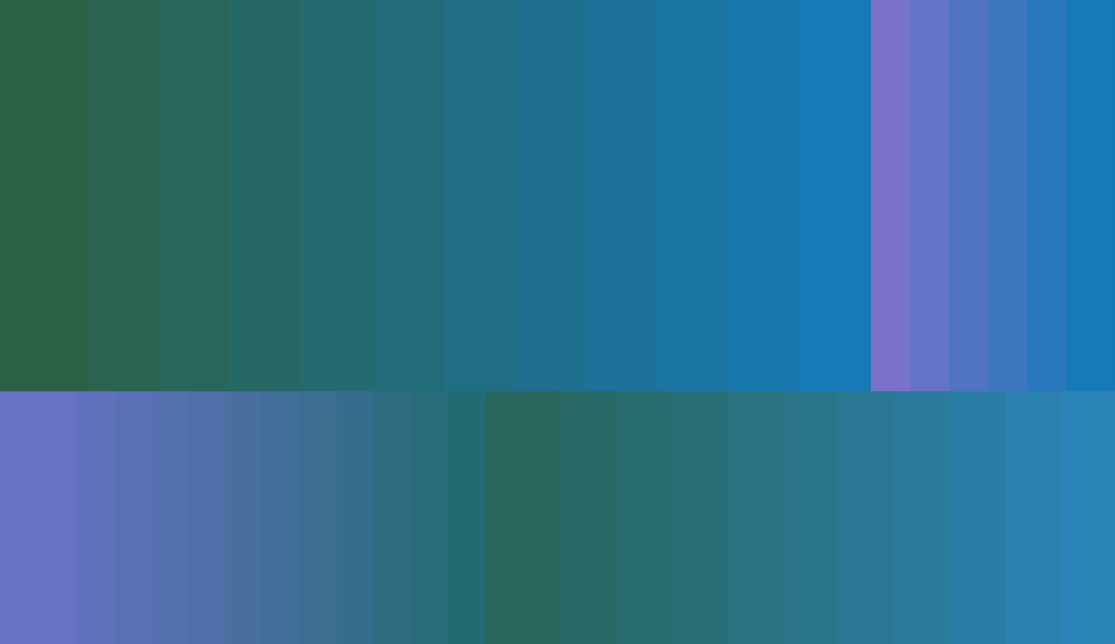 Blue and green gradients