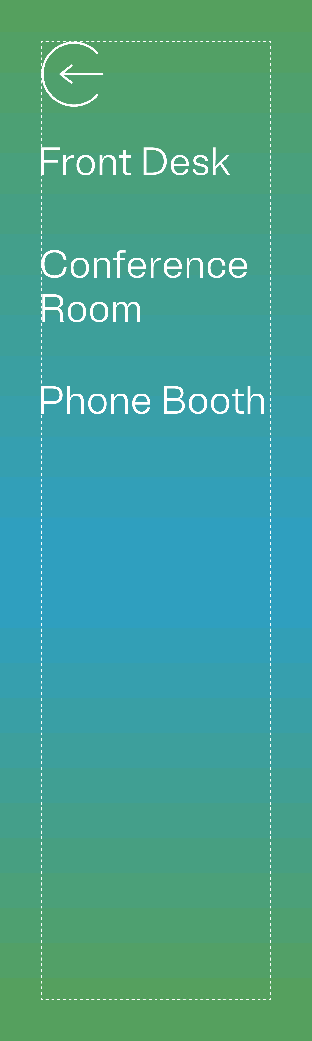 Vertical grid with text and an icon.