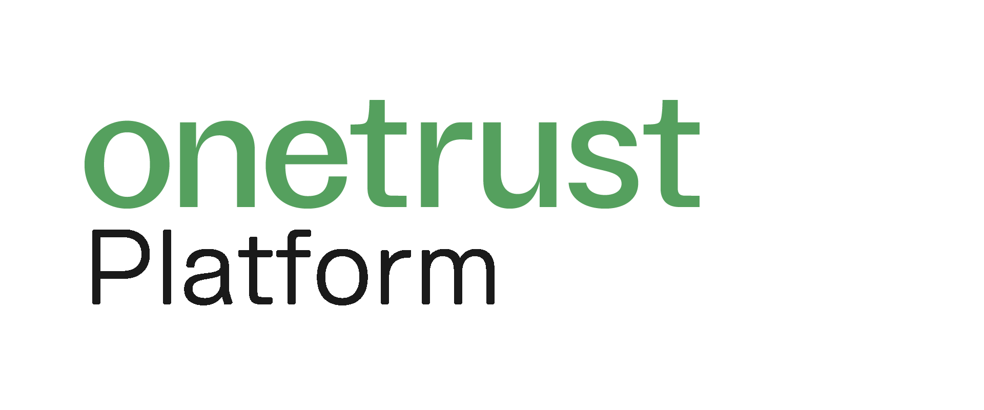The OneTrust logo with the word "Platform" right below it.