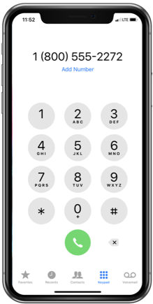 CCPA Toll-Free Number
