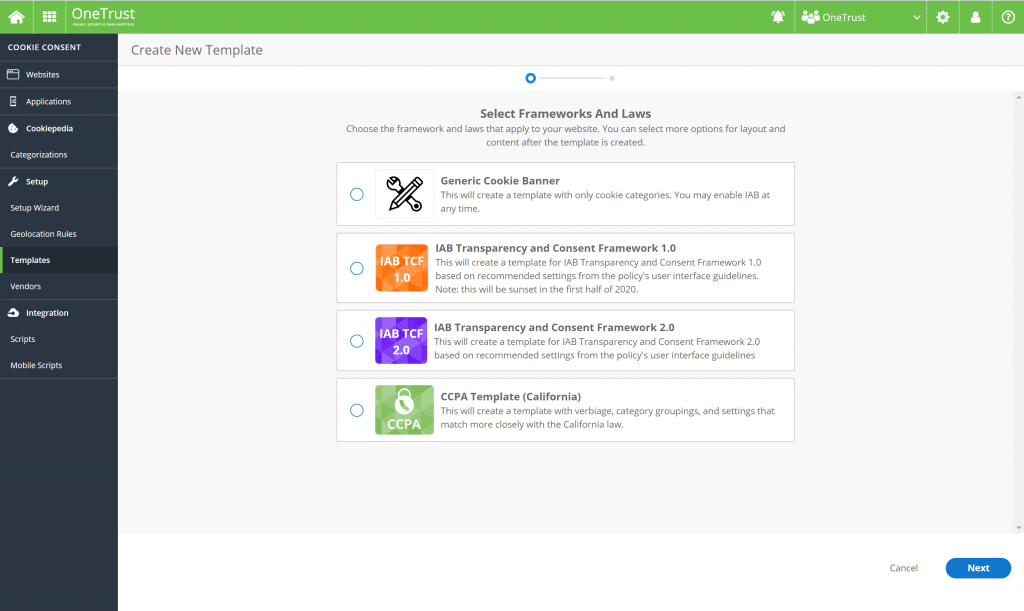 Template to Design UI