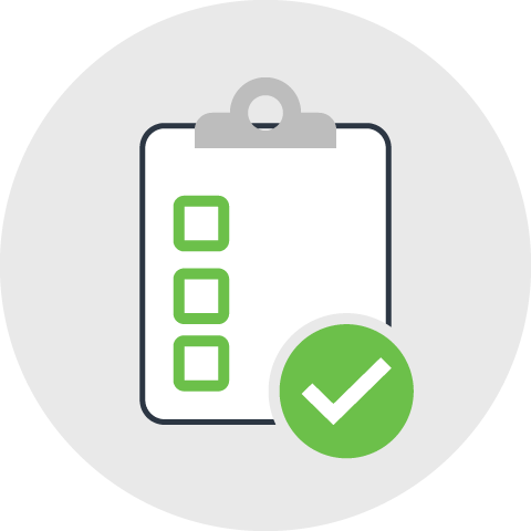 Clipboard and Checkmark Icon for Policy & Notice Management