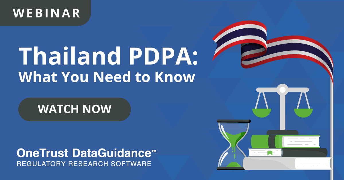 Watch Thailand PDPA Webinar