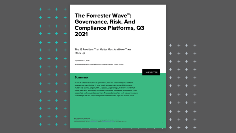 Forrester Wave GRC 2021
