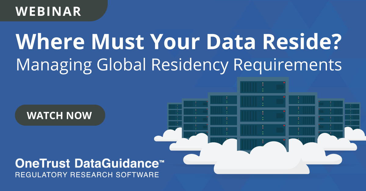 Data Residency Webinar Recording