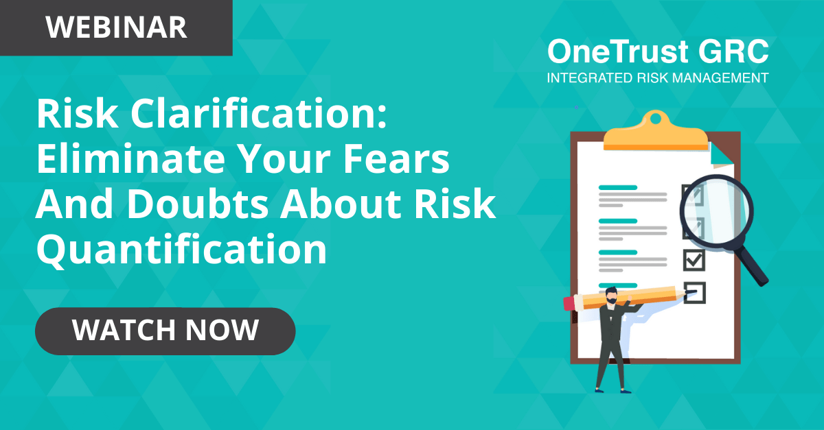 information on quantifying risk webinar