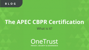 The APEC CBPR Certification