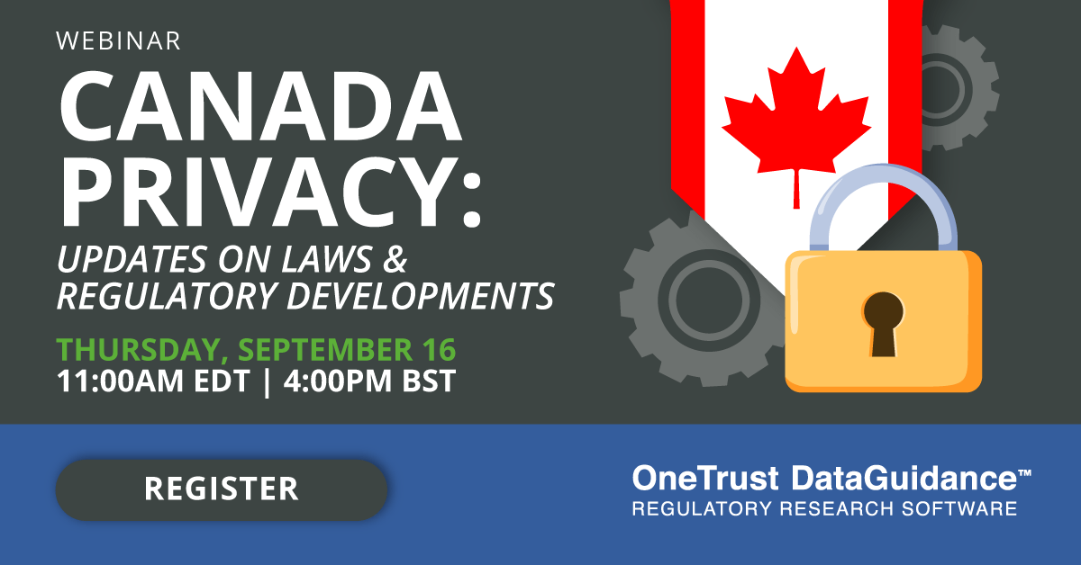 Canada Privacy Updates Webinar