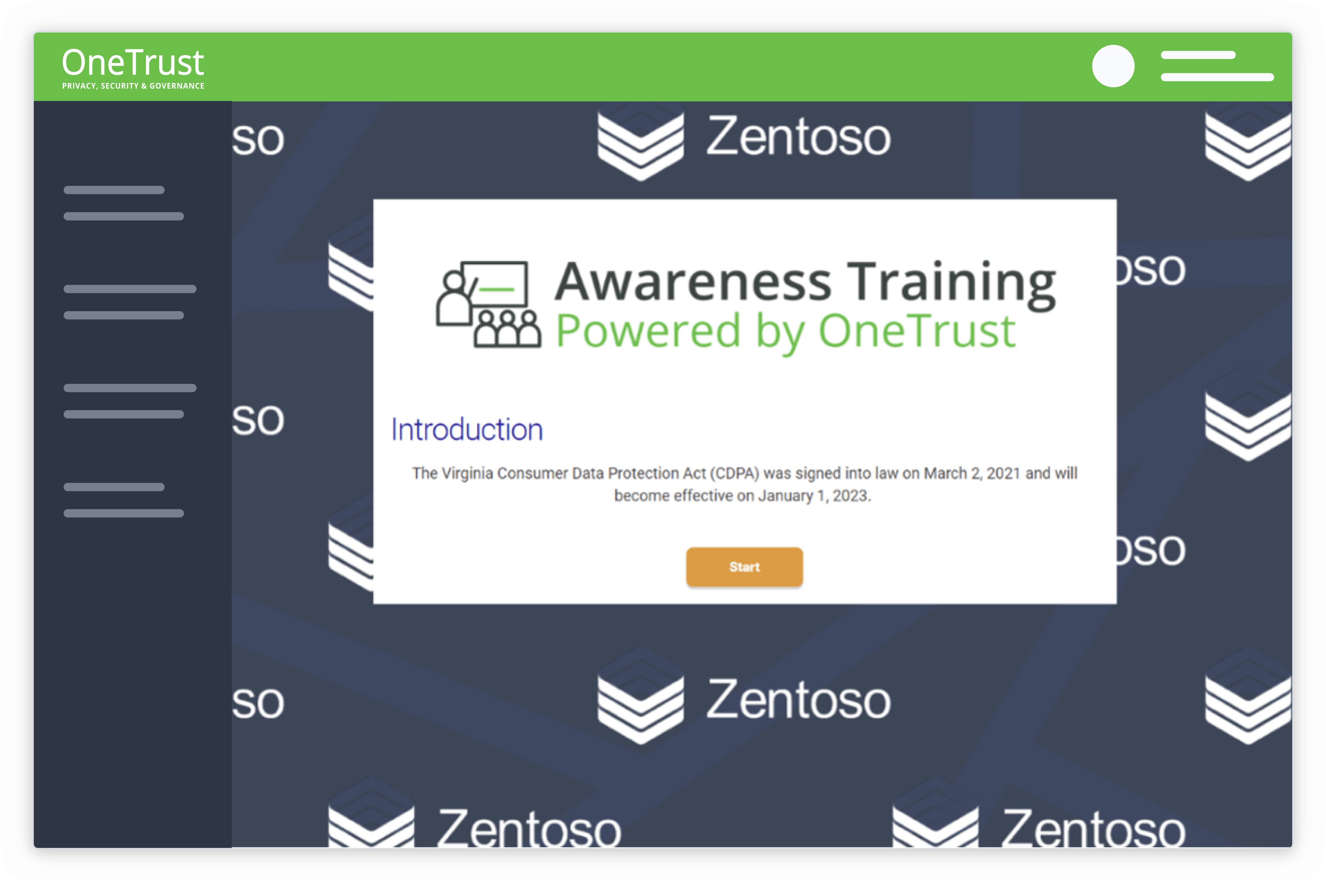 Awareness Training Example