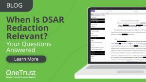 DSAR Redaction Relevant