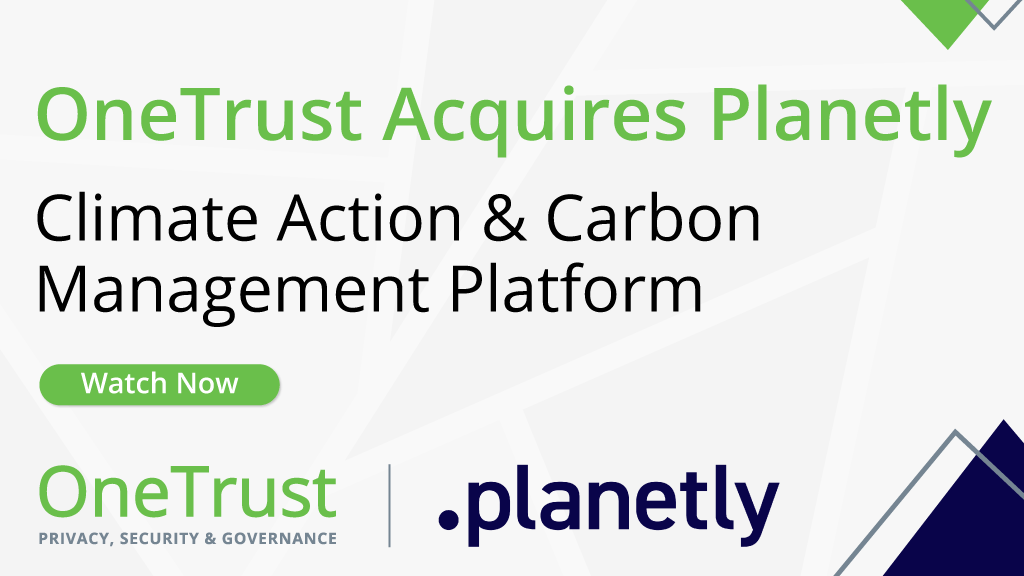 OneTrust Planetly Acquisition