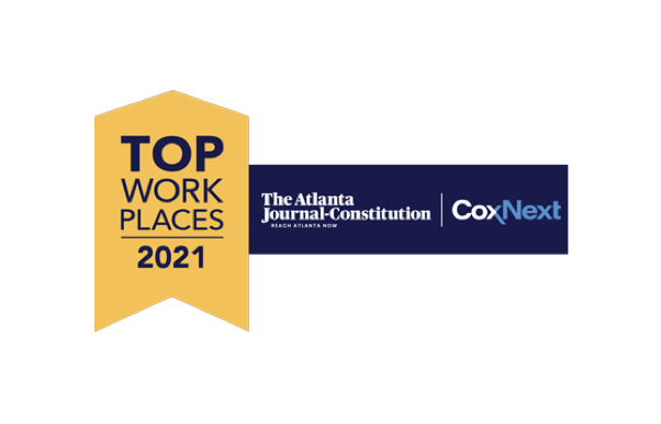 The Atlanta Journal-Constitution and CoxNext Top Work Places in 2021