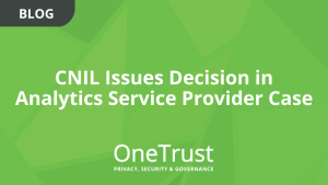 CNIL Issues Decision in Analytics Service Provider Case