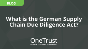 What is the German Supply Chain Due Diligence Act Graphic Image - OneTrust