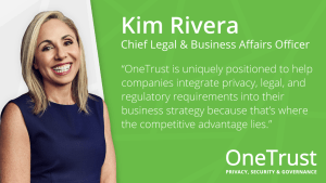 Kim Rivera Appointed as OneTrust Chief Legal Officer