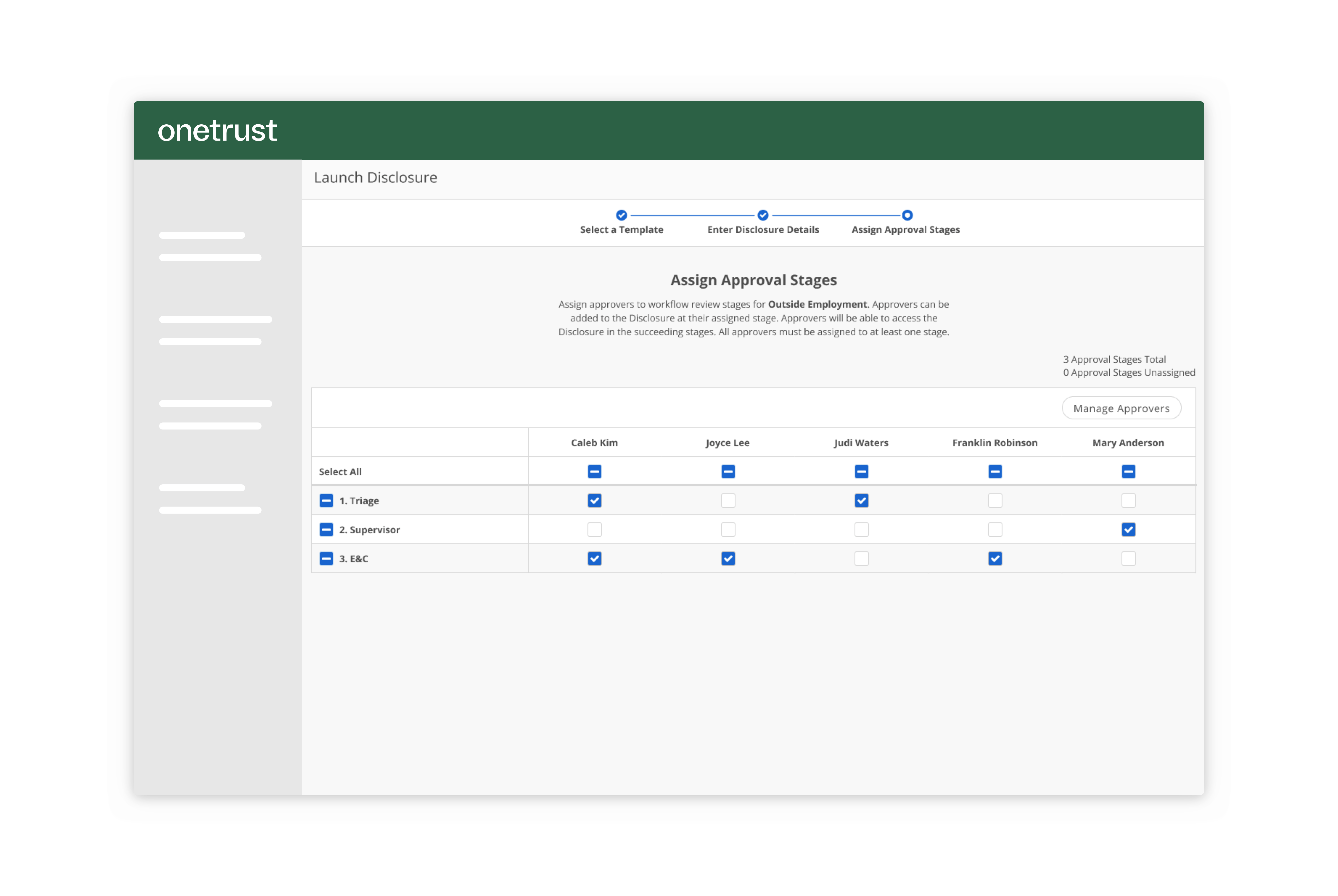A screen from the Speak-Up Culture Assurance module that shows an incident's workflow and stakeholder assignment management.