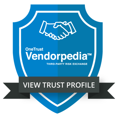 OneTrust Vendorpedia Trust Profile Badge