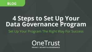 Data Governance Program OneTrust