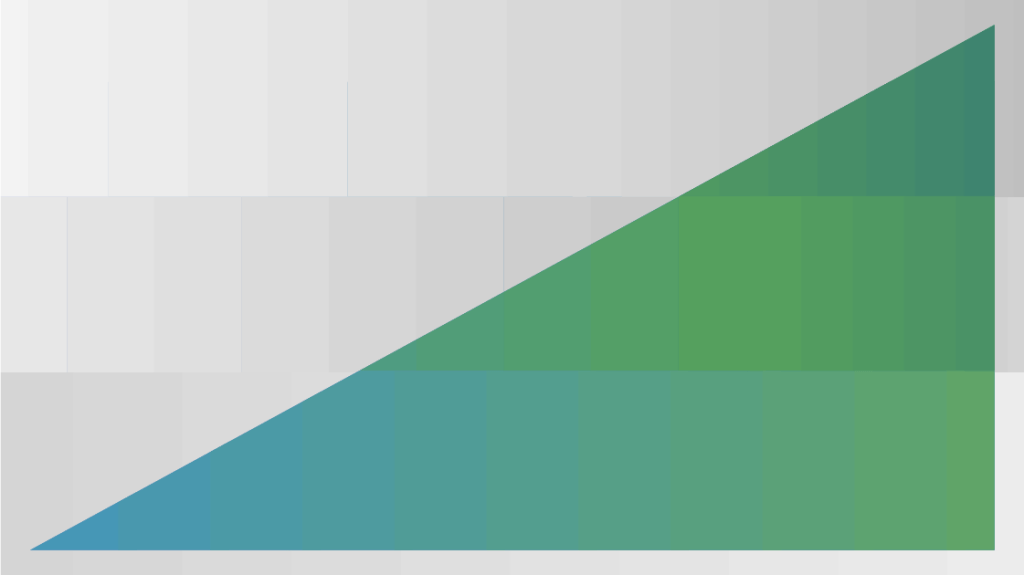 Right triangle with a green gradient