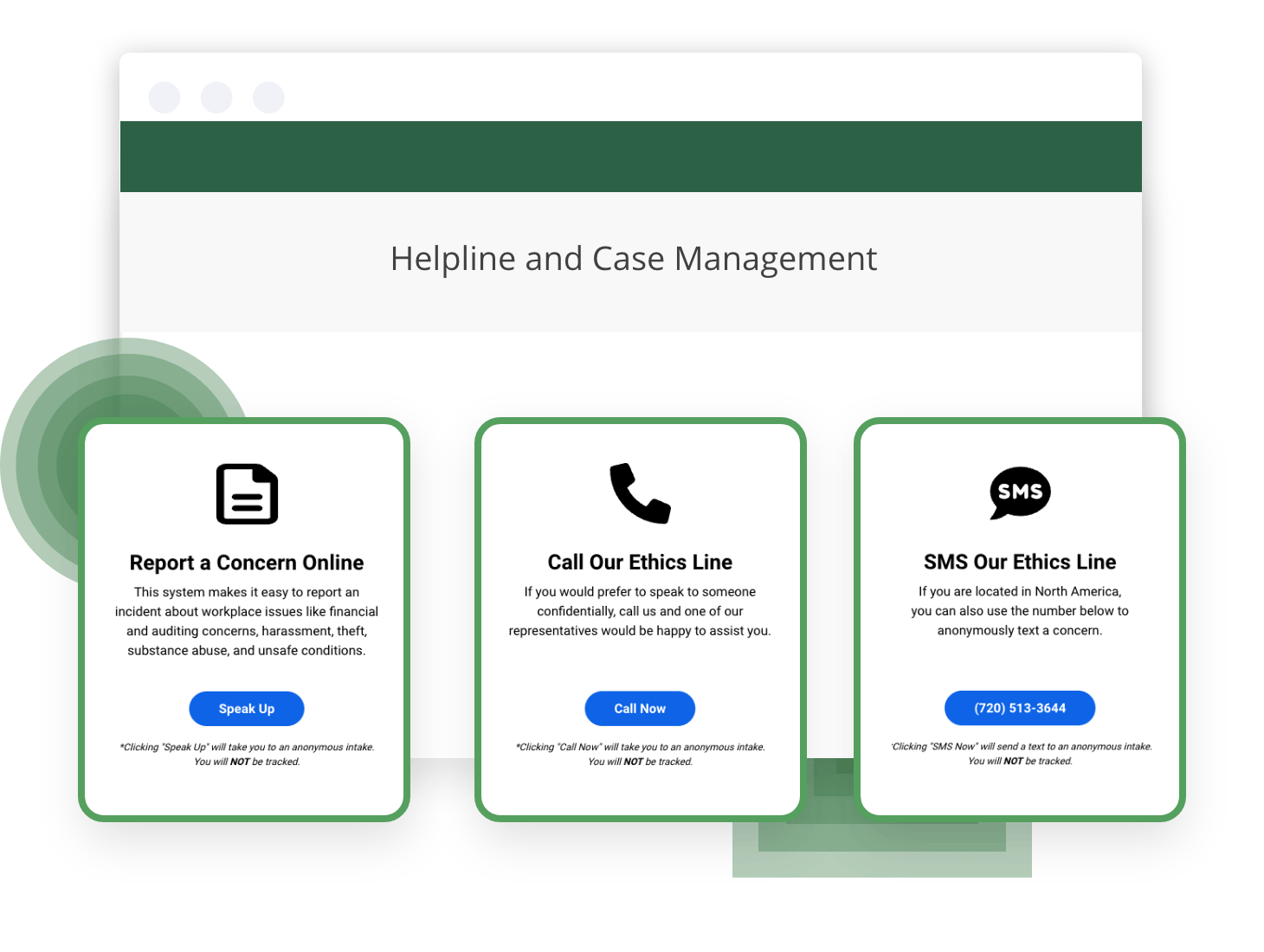 The speak up culture assurance module of the Ethics and Compliance cloud