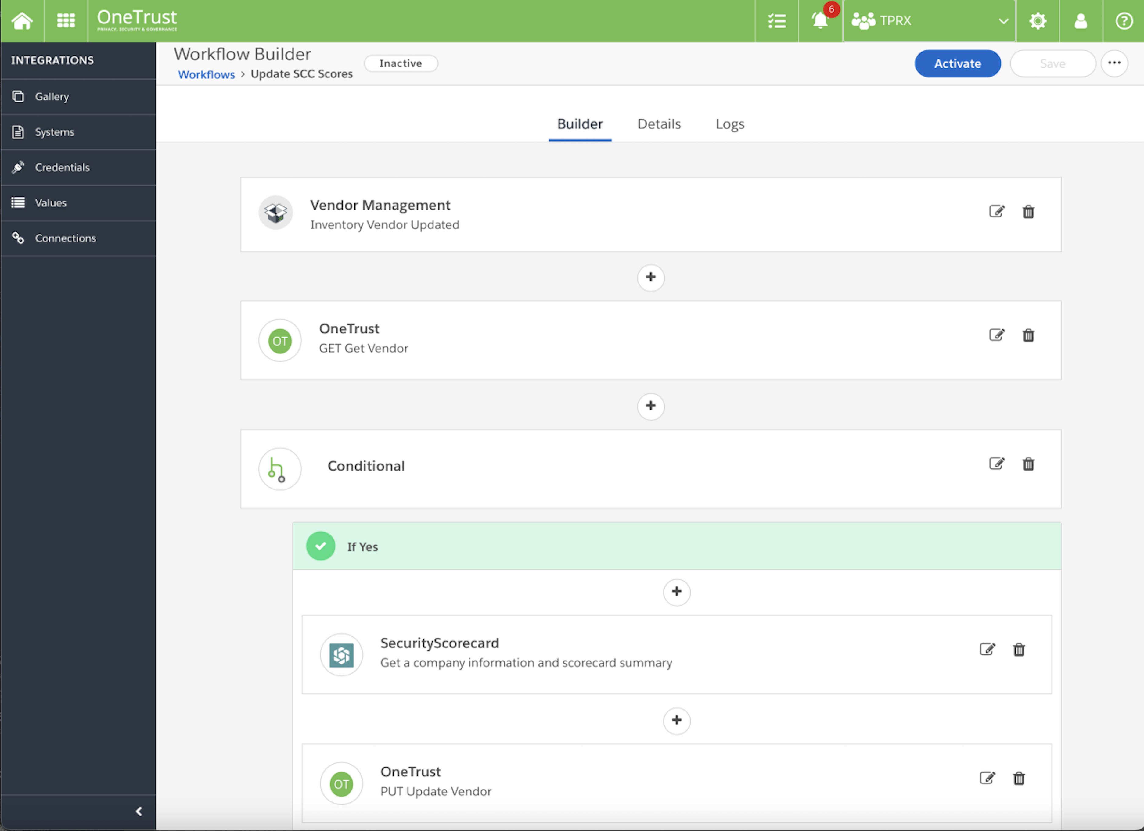 OneTrust and SecurityScorecard