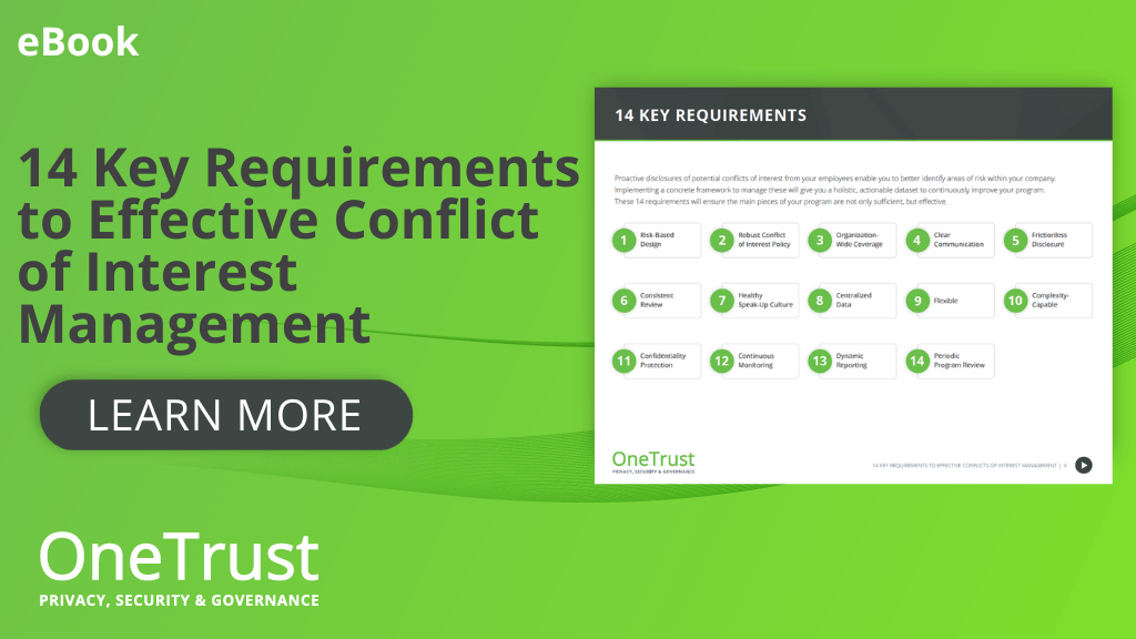 14 Key Requirements to Effective Conflict of Interest Management