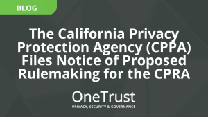 CPPA Rulemaking for CPRA