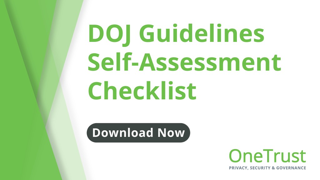 DOJ Self-Assessment Checklist