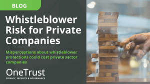 Whistleblower Risk for Private Companies Blog Banner Image