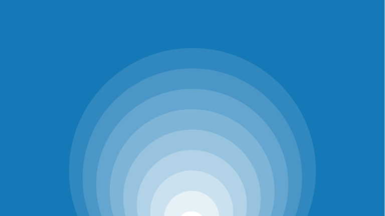 OneTrust gradient blue circular spotlight.